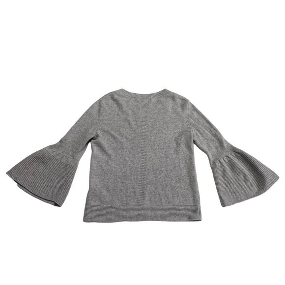 Banana Republic Italian Yarn Merino Wool Cashmere Blend Bell Sleeve Sweater Sz M - Picture 7 of 12